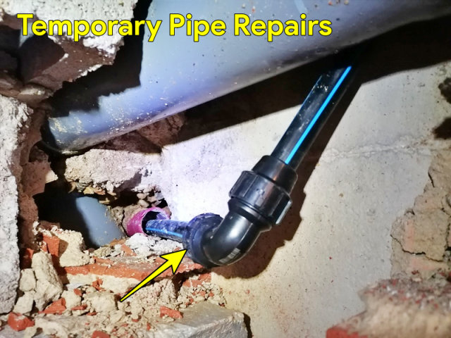 Temporary HDPE Pipe Repairs